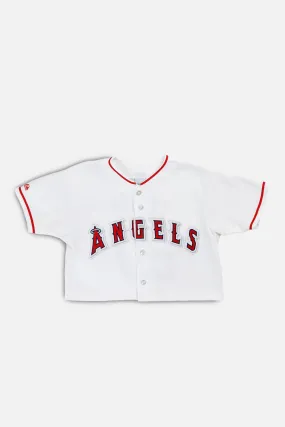 Rework Crop LA Angels MLB Jersey - S