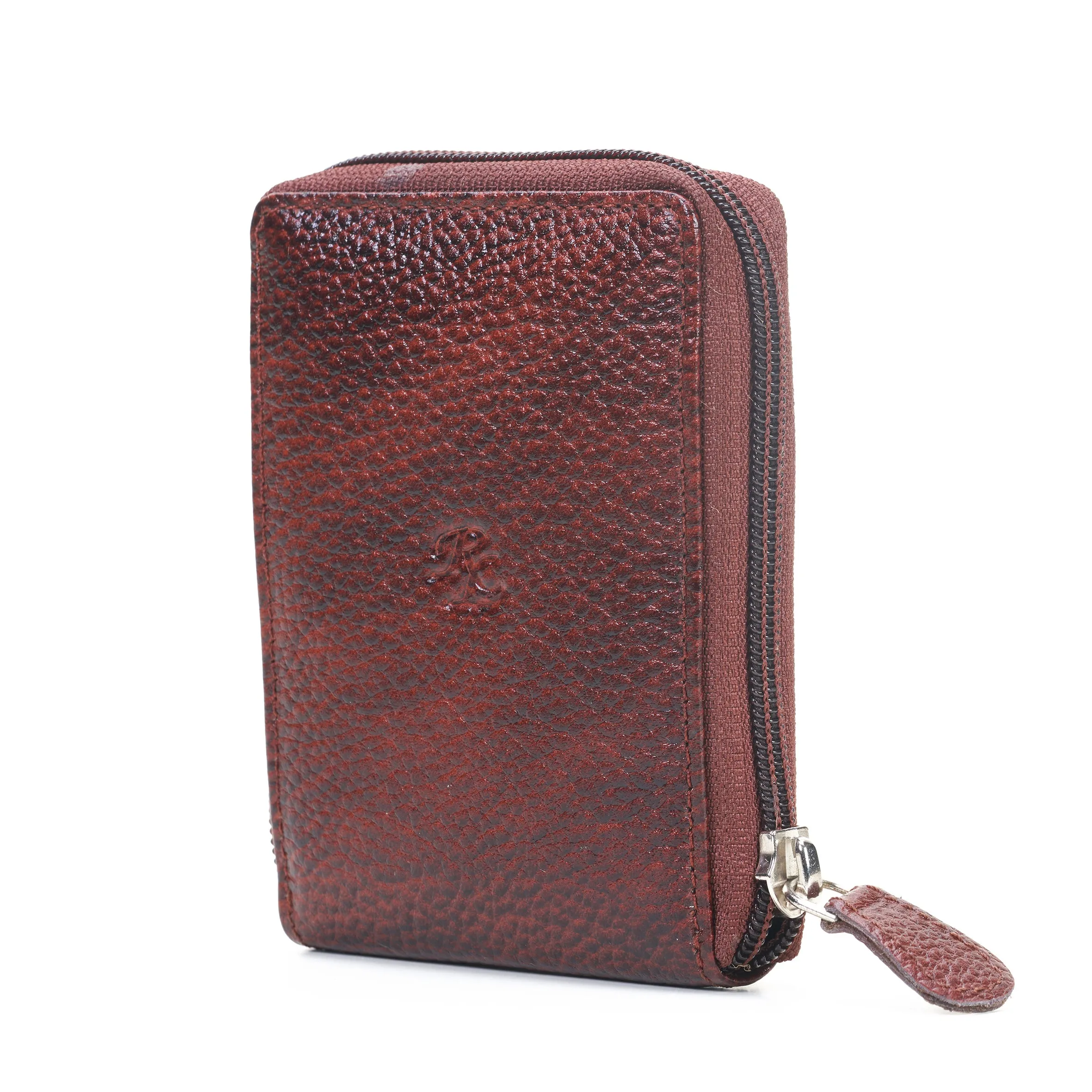 RL Zipper Leather Card Holder