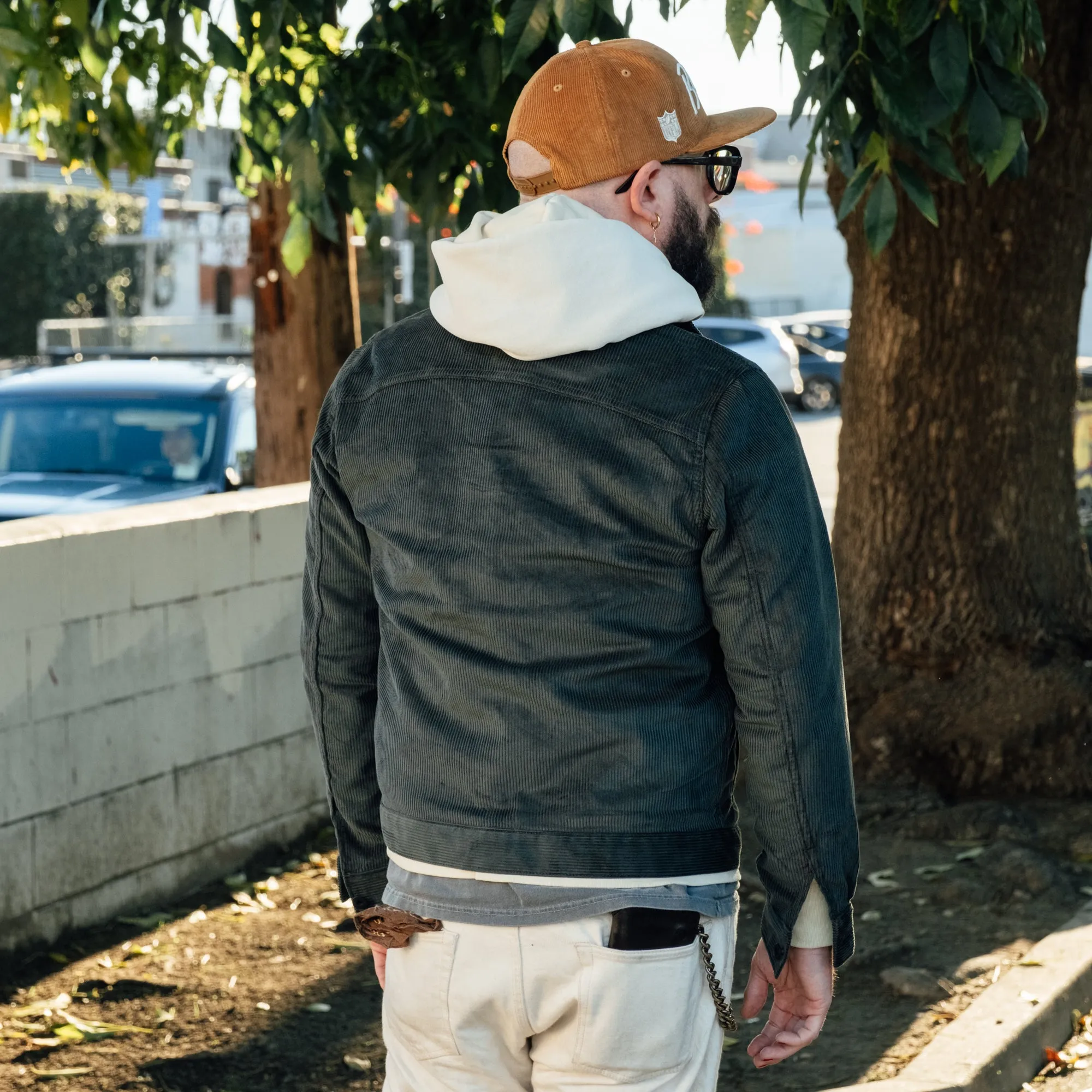 Rogue Territory Cruiser Jacket Grey Corduroy