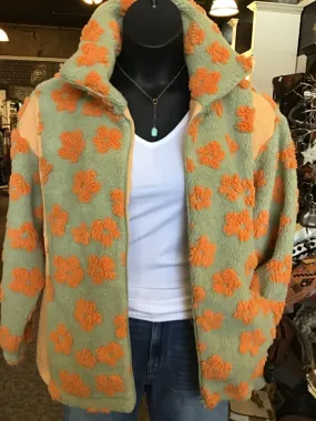 Sage & Citrus Sherpa Fleece Oversized Shacket - S to XL