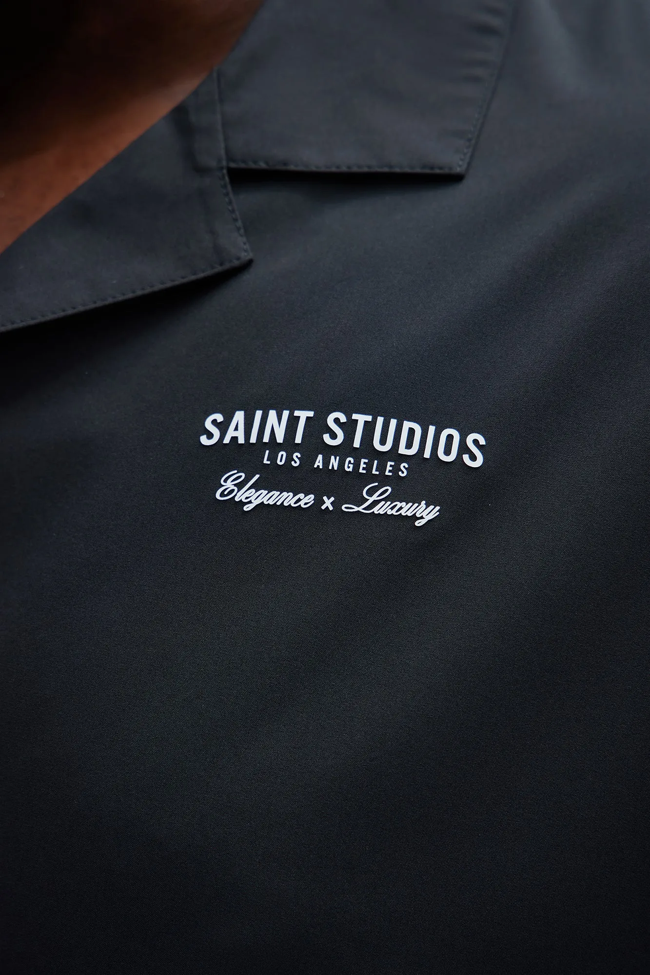 Saints Graphic Shirt - Black