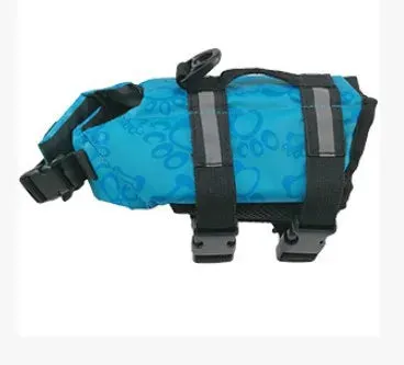 Shine Bright, Swim Safe: High-Visibility Dog Life Jacket with Rescue Handle