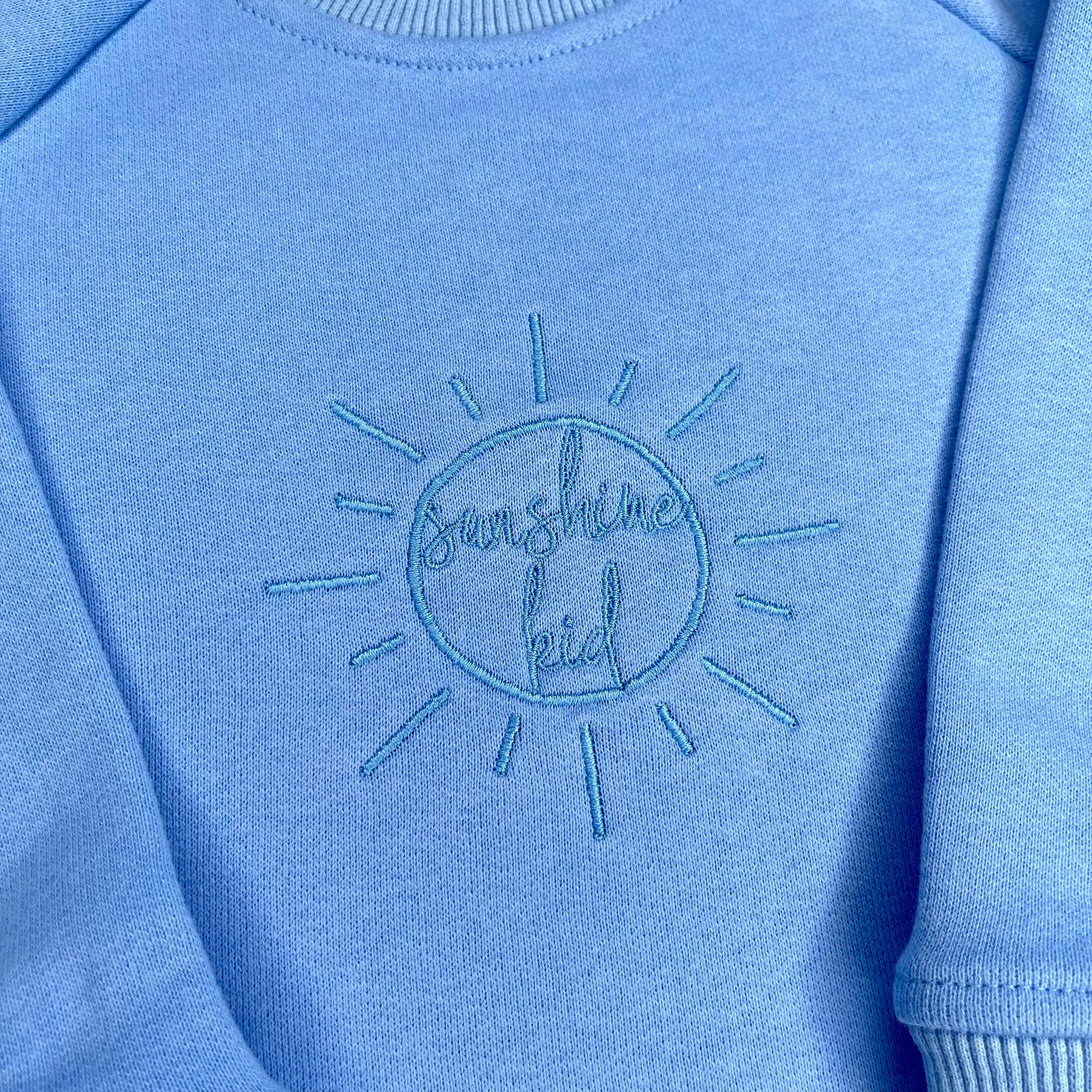 Smiling Sunshine Embroidered Baby/Child Sweatshirt