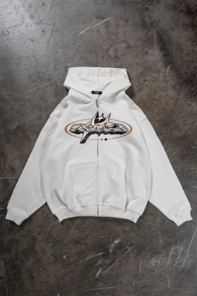 SPACE MOUNTAIN VANILLA/OFF WHITE FRONTZIP