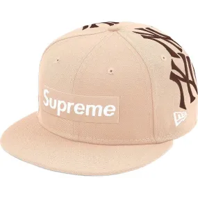 Supreme/New York Yankees Box Logo New Era (Tan)