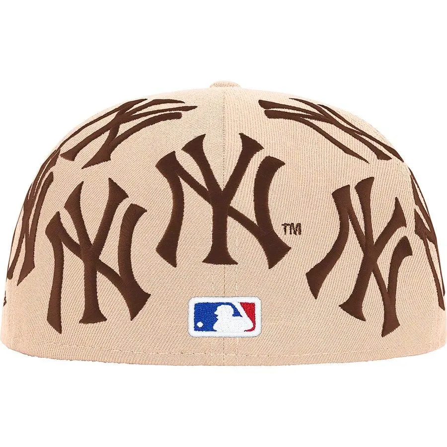 Supreme/New York Yankees Box Logo New Era (Tan)