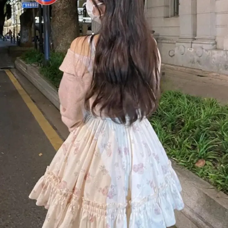 Sweet Pink Bow Coat and Skirt Suit