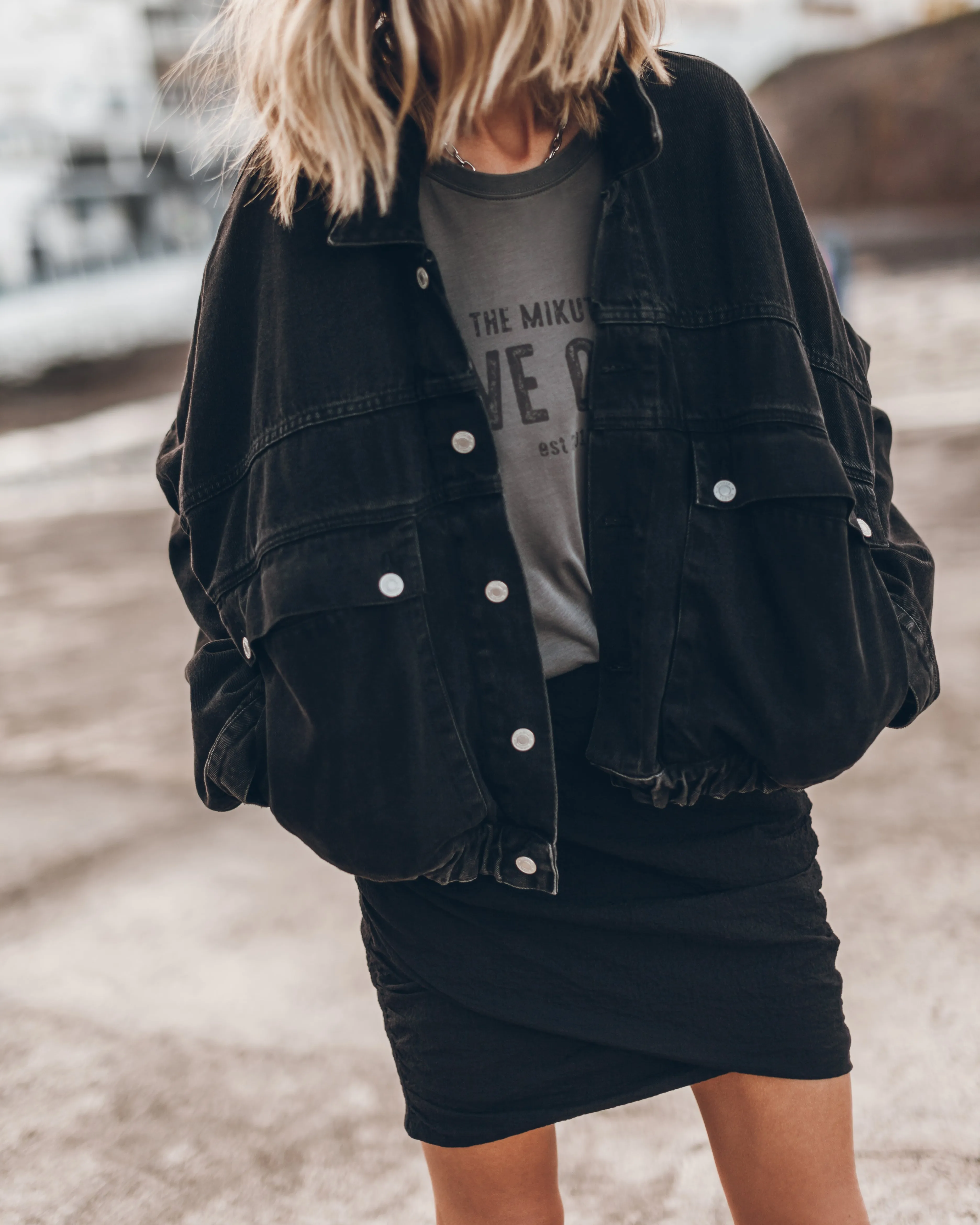 The Black Denim Jacket