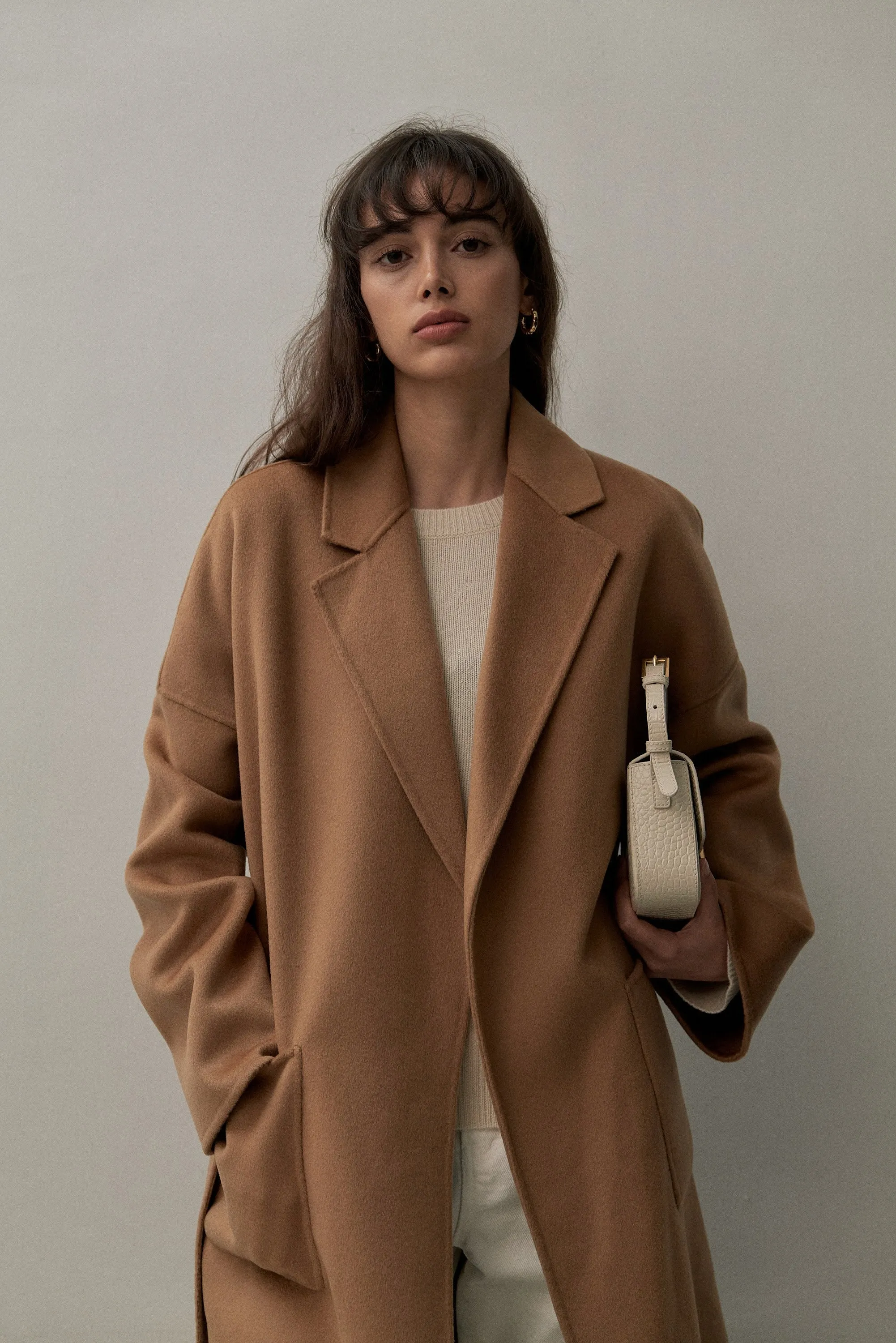 THE BOYFRIEND COAT - CAMEL 90/10