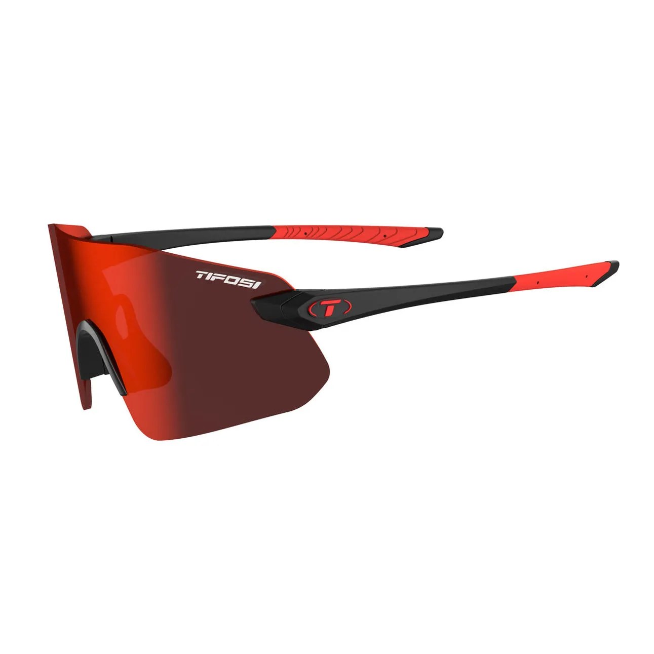 Tifosi Vogel SL Sunglasses - Matte Black Smoke Red