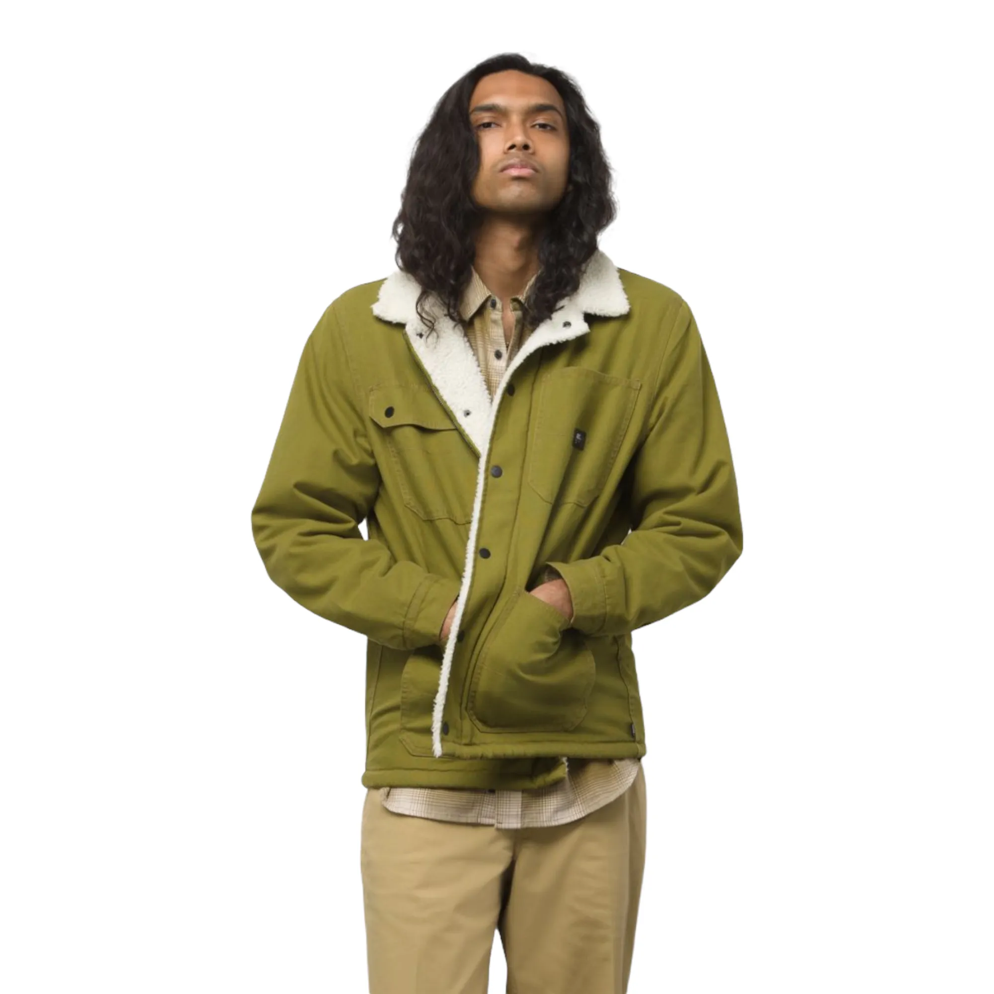 Vans Drill Chore Sherpa Coat Avocado/Antique