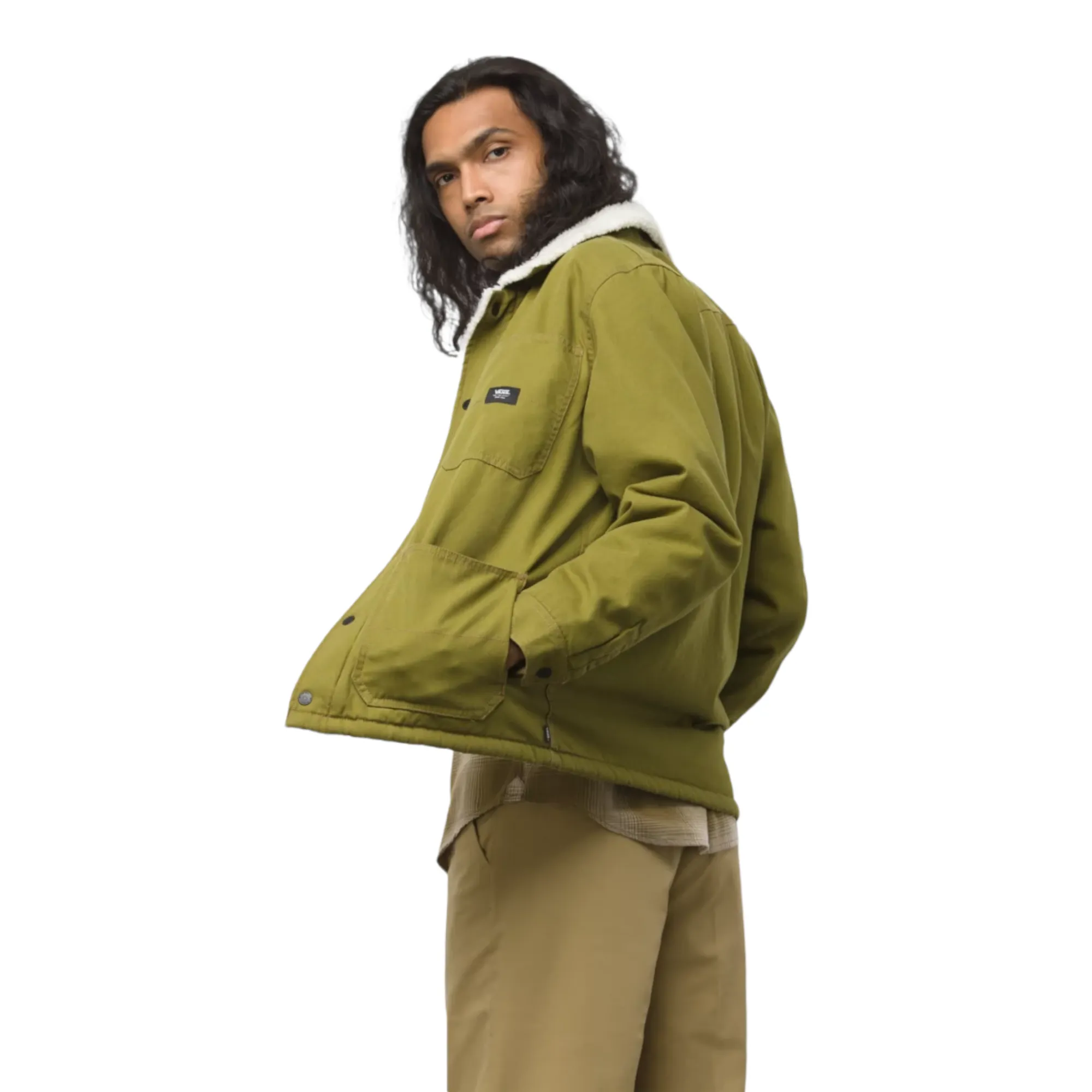 Vans Drill Chore Sherpa Coat Avocado/Antique