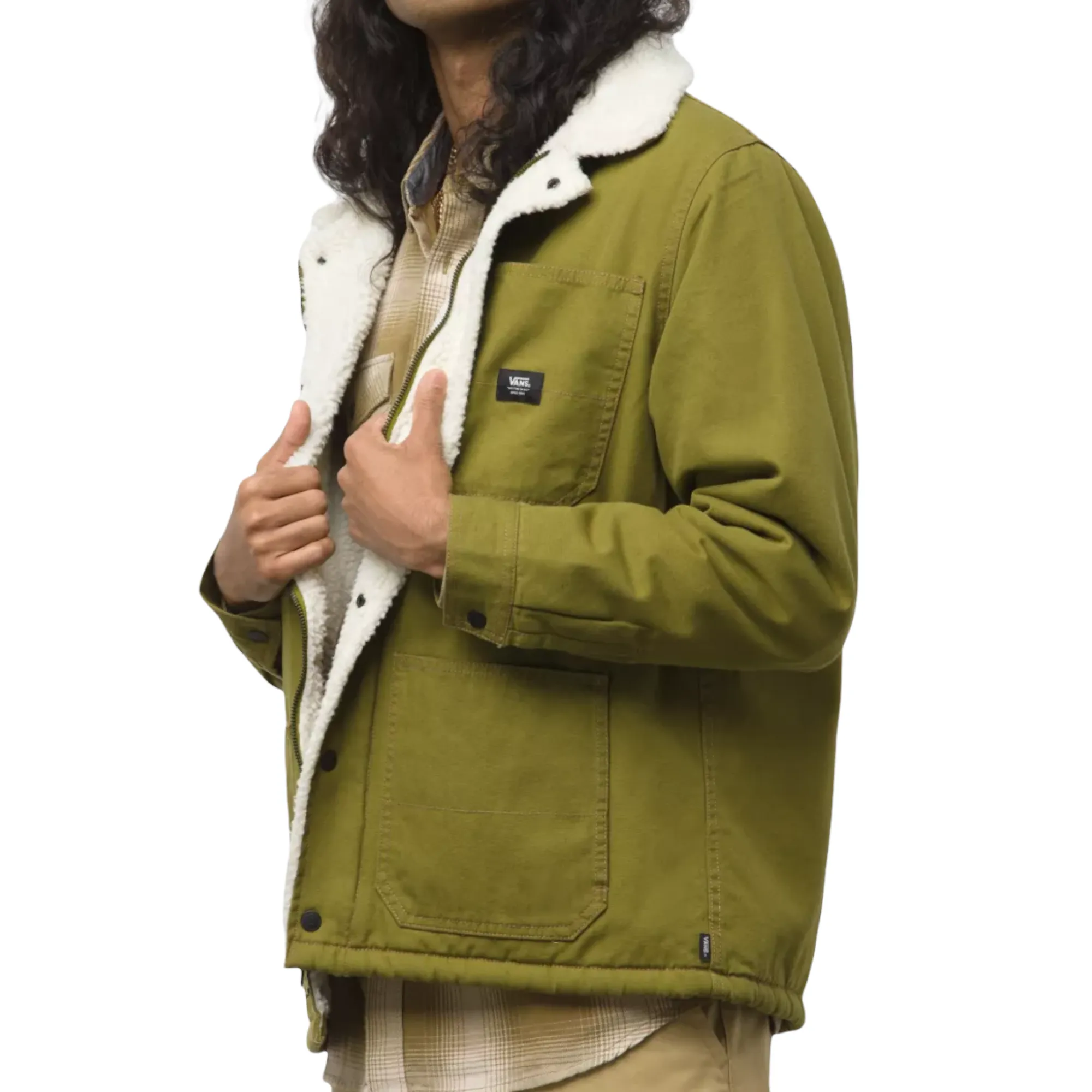 Vans Drill Chore Sherpa Coat Avocado/Antique