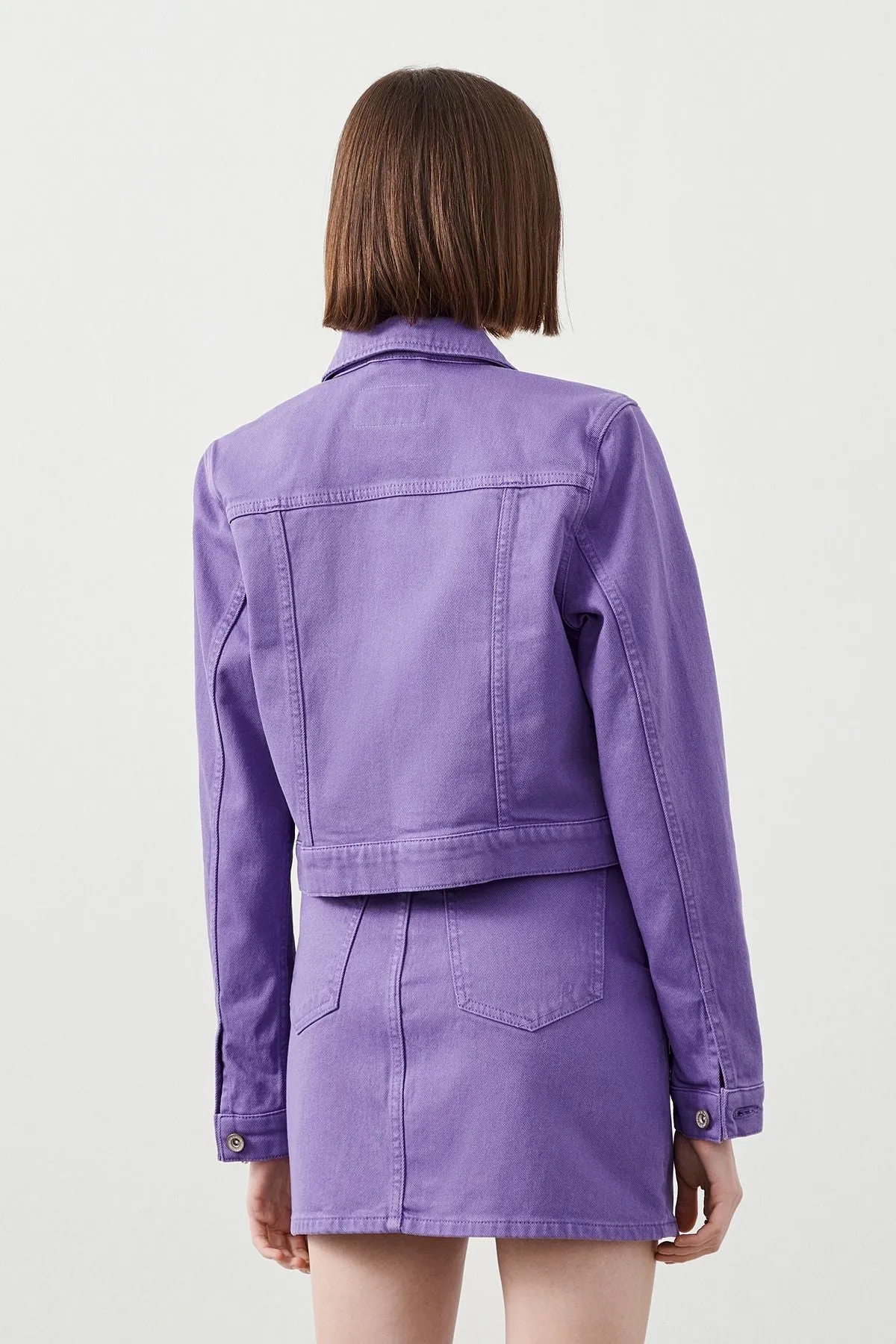 Violet Crop Purple Women’s Jacket