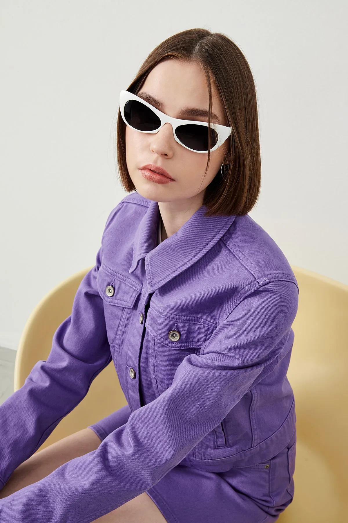 Violet Crop Purple Women’s Jacket