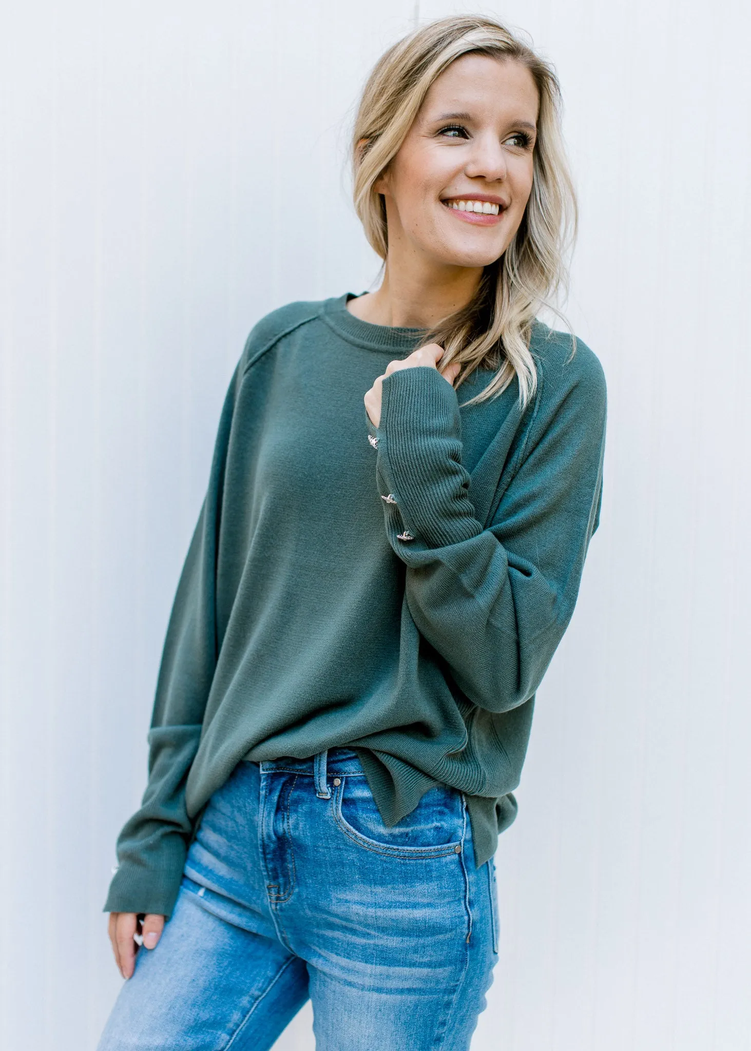 X Days End Jade Sweater